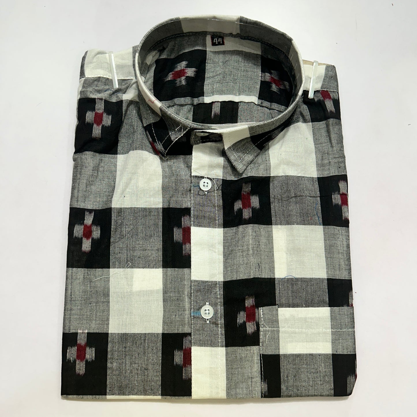 Odisha Handloom New Design Pasapalli Sambalpuri Cotton Half Shirt for Men