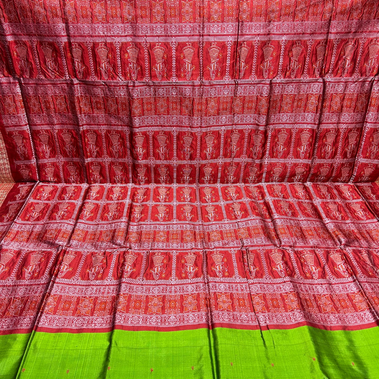 Odisha handloom sambalpuri bomkai design silk saree for wedding