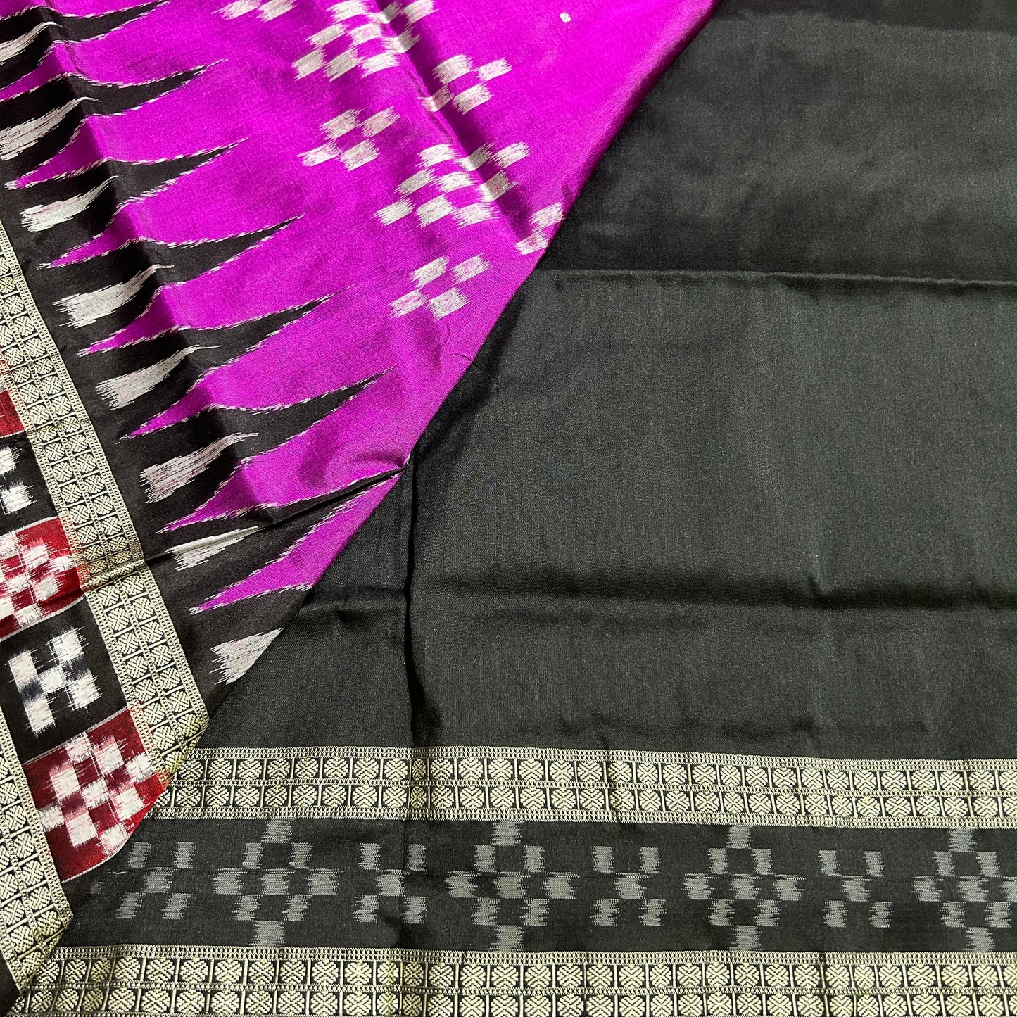 Premium Most unique design Odisha Sambalpuri Handloom Silk Saree for festivals