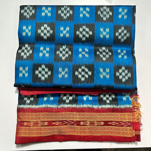 Buy World Famous Indian Ikkat Silk Saree from Khandua handloom village of Odisha