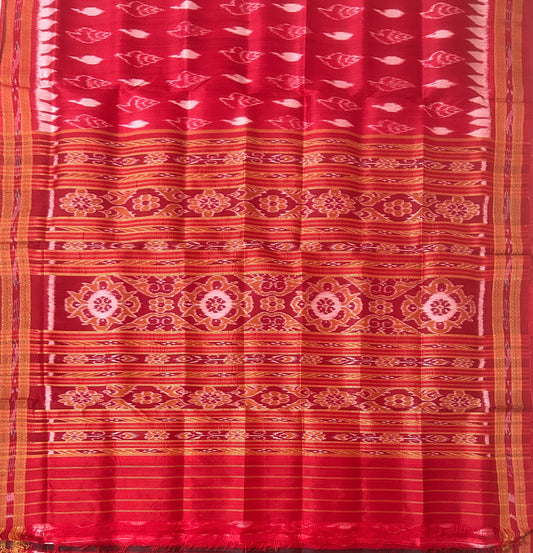 Odisha handloom Ikat silk pure work nuapatna weave saree for women for Puja