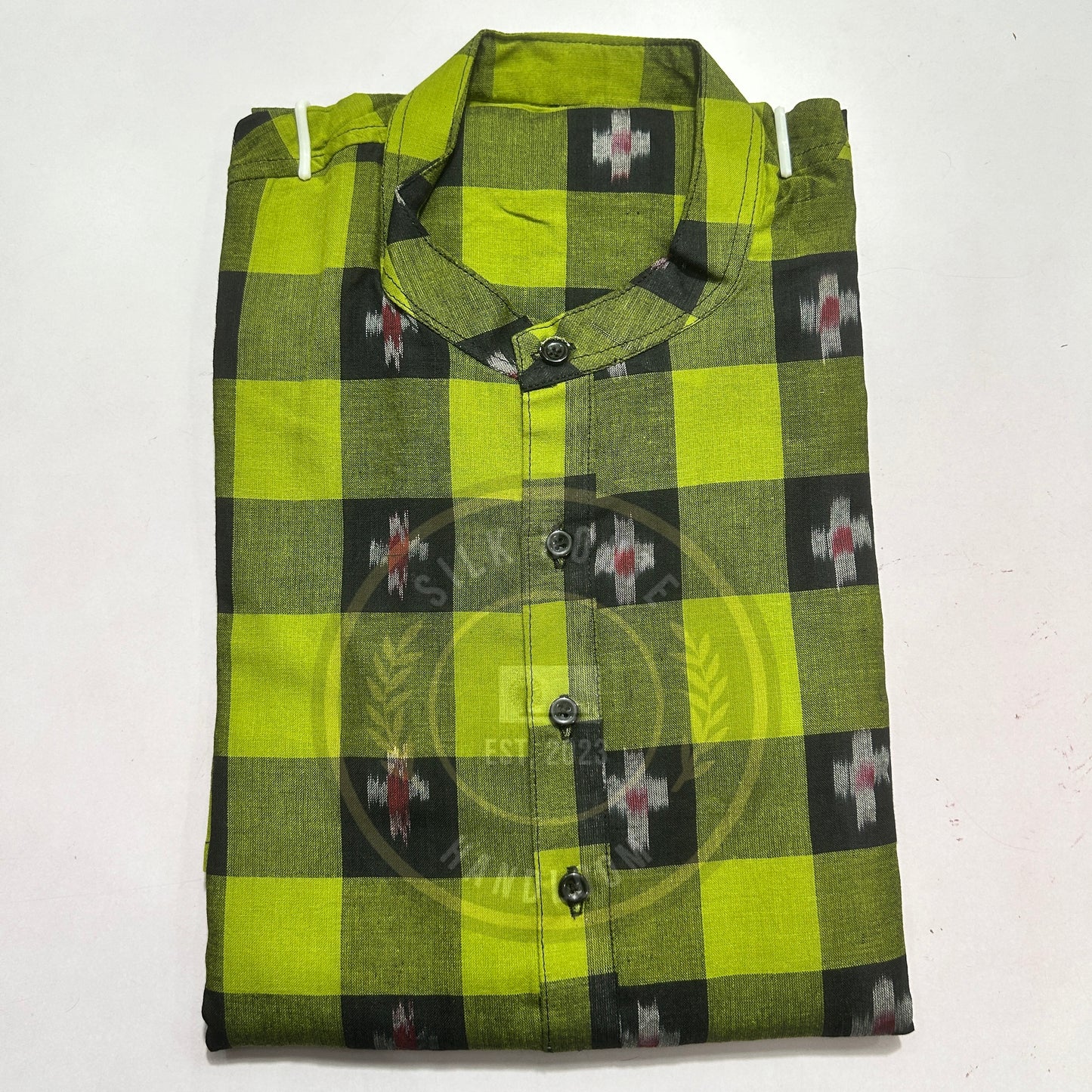 Buy Latest Odisha handloom Collection of Handwoven thin Soft Cotton Ikkat kurta online