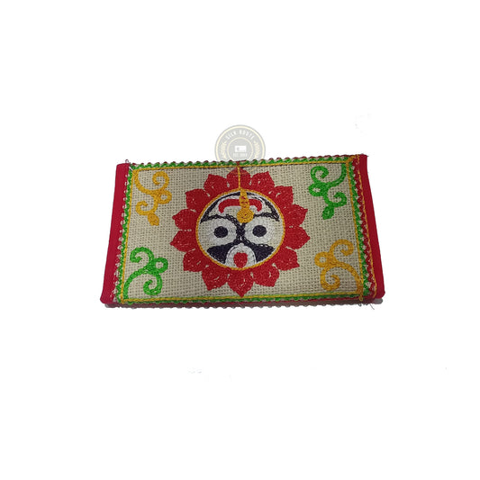 Handmade Cotton Purse with Shree Jagannath Traditional Print for Daily Use