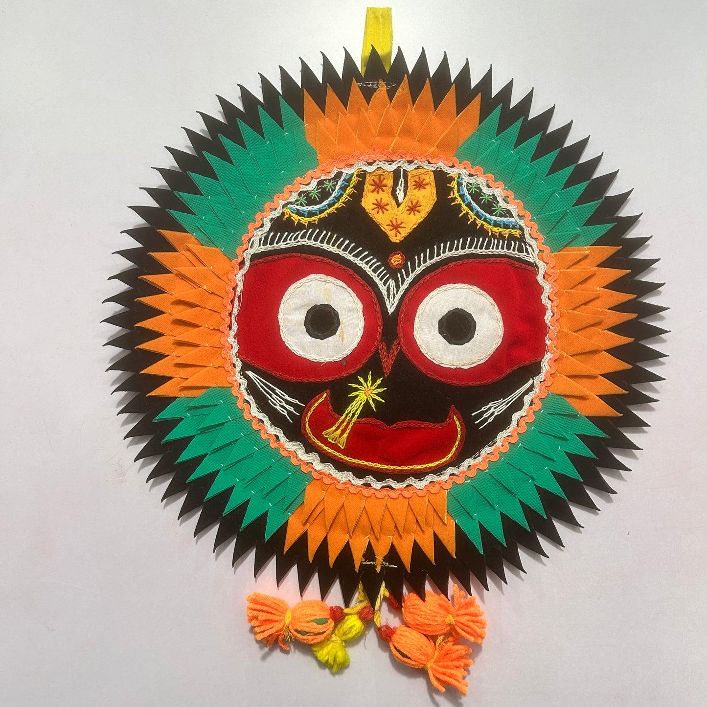 Odisha Famous handmade handwork Pipili handicraft of Lord Jaga of Puri