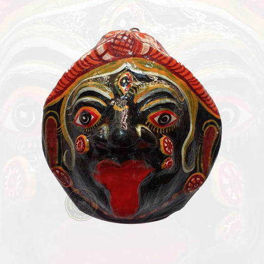 Odisha Handcrafted Lion Face Mask | handicraft Hand-Painted Traditional Wall Hanging
