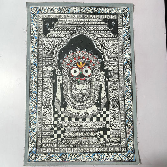 Odisha Handicraft patachitra hand painting Lord Jagannath for home decor