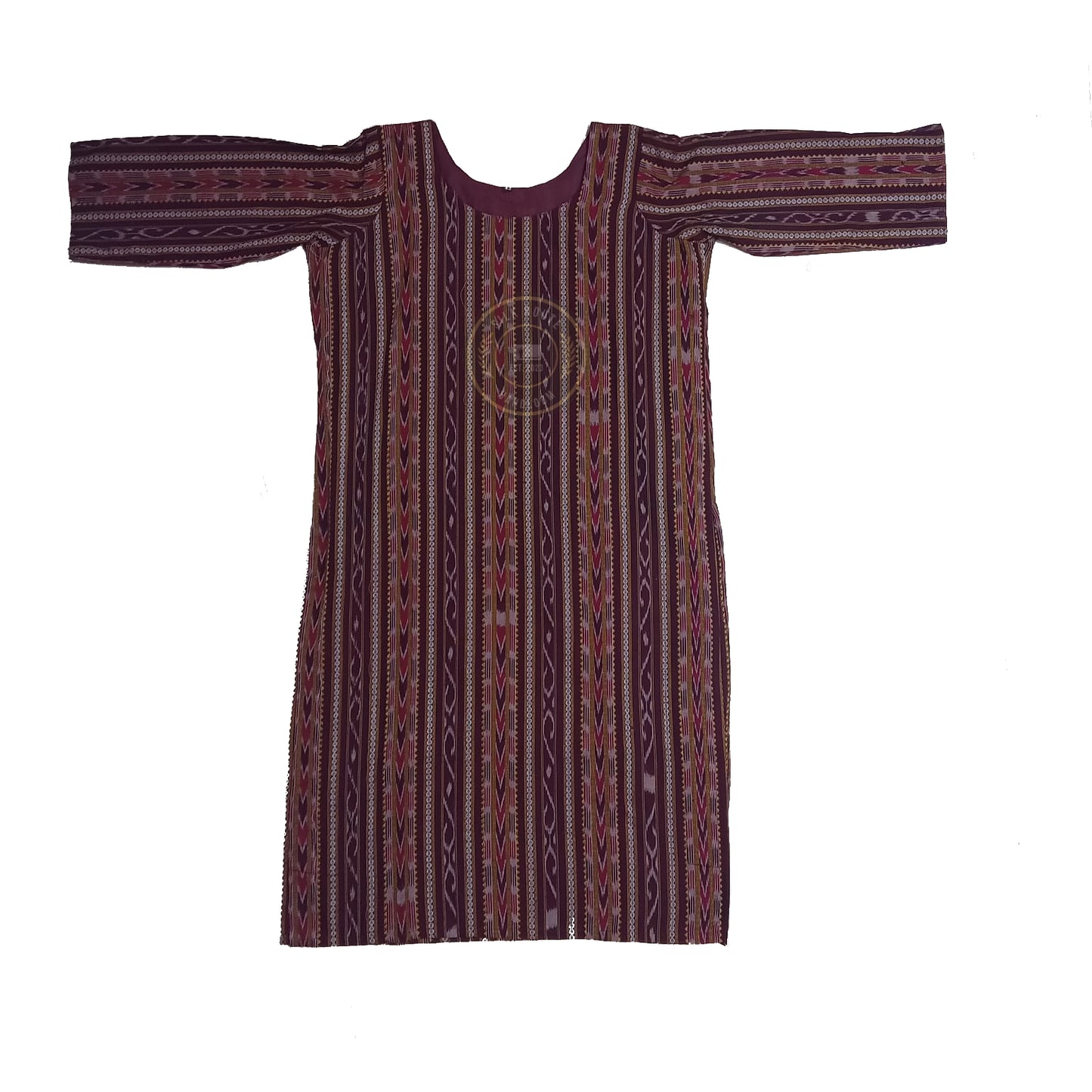Traditional Odisha Sambalpuri ikat cotton handloom kurti for girl for daily wear