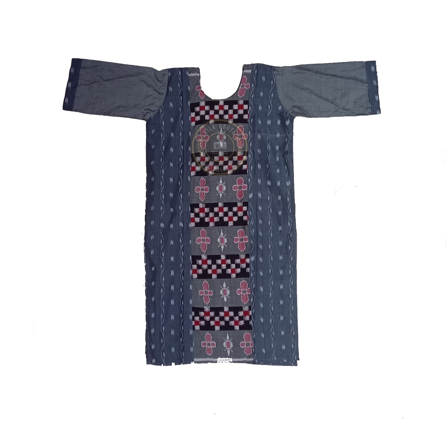 Sambalpuri ikat cotton handloom kurti from Odisha for casual and office use