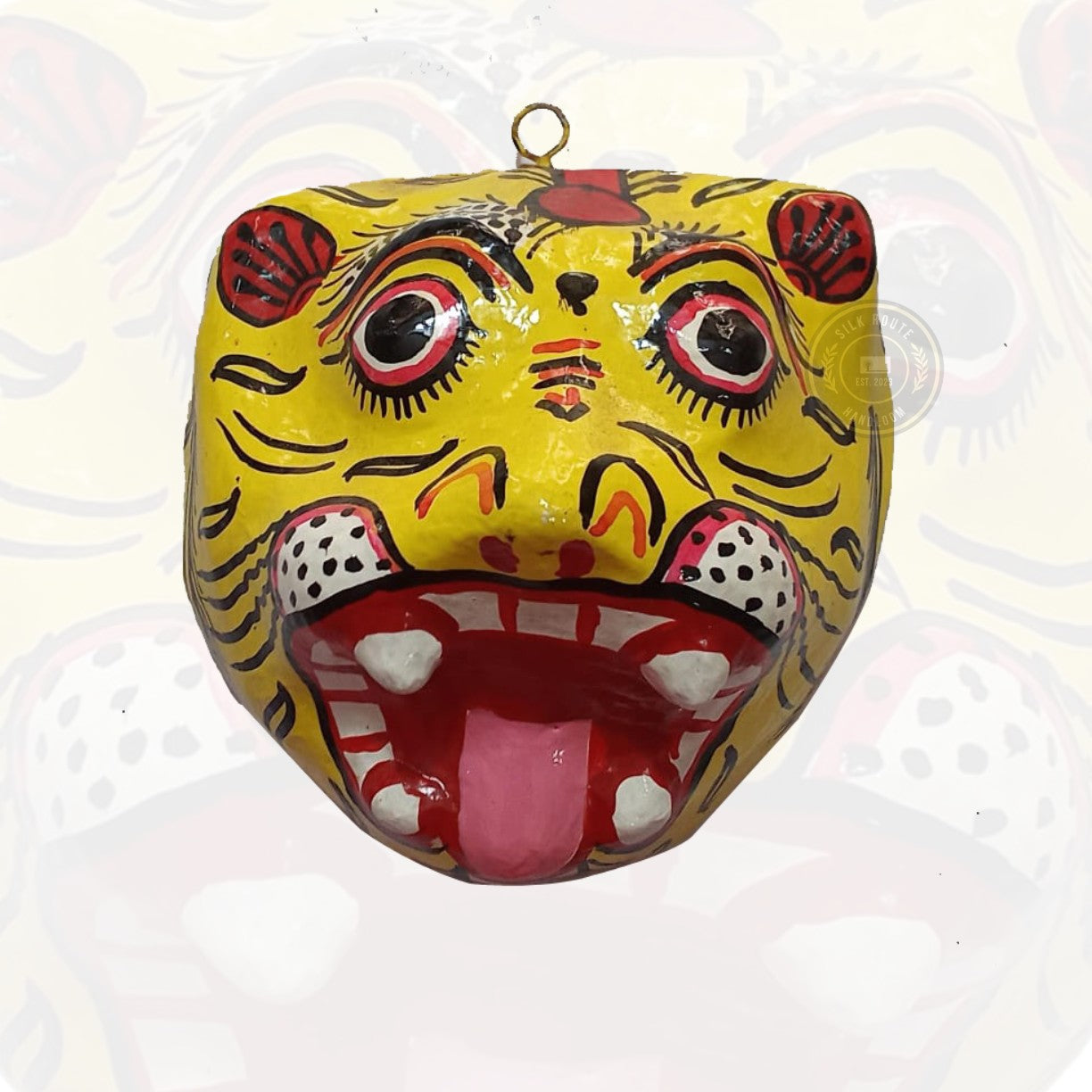 Odisha handicraft Folk Art Lion Face Mask for Home – Powerful Handcrafted Decor | Buy Now