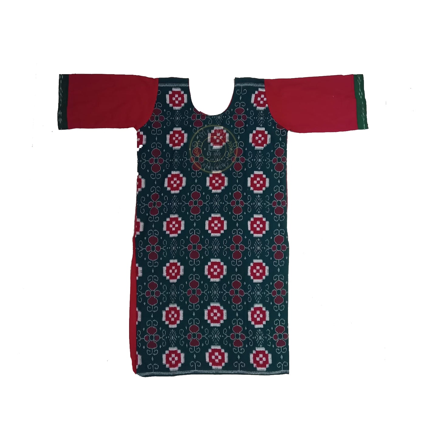 Odisha Sambalpuri traditional cotton handloom kurti for women