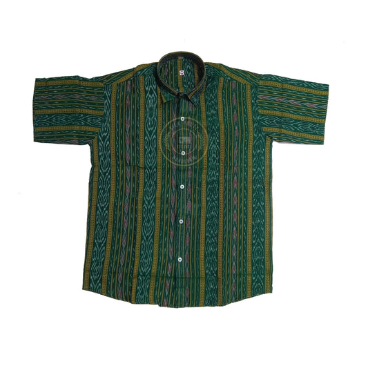 Men’s Odisha Sambalpuri cotton handloom half shirt at cheap price