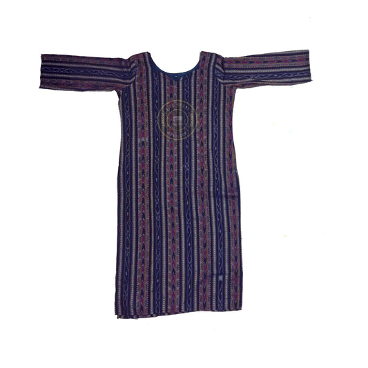 Odisha Sambalpuri ikat bandha cotton handloom kurti for girl for office wear