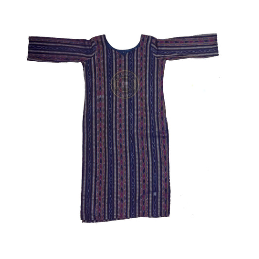 Odisha handloom Sambalpuri bandha ikat cotton kurti for girl at affordable price