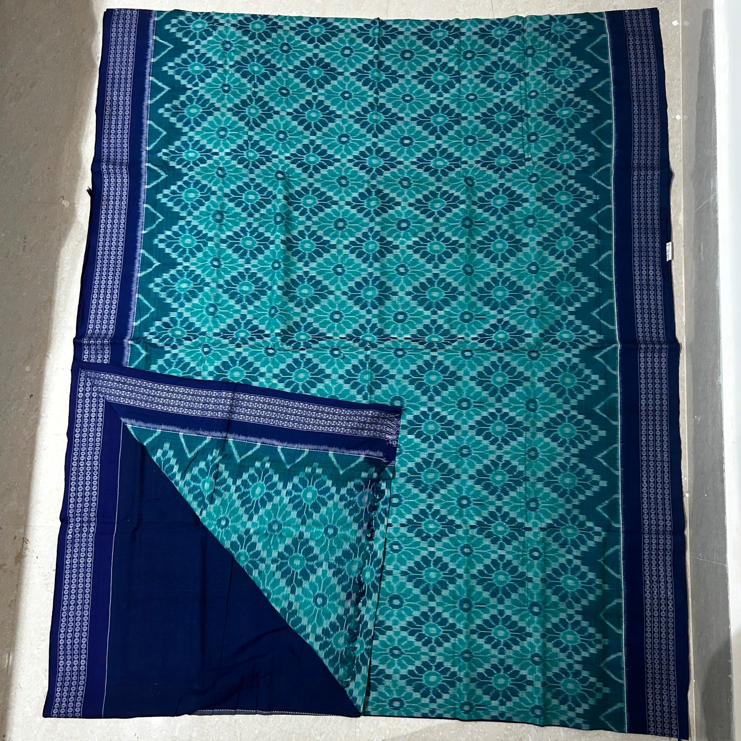 Buy Sambalpuri Ikat handloom Pure cotton multi color odisha bandha saree from Boudh