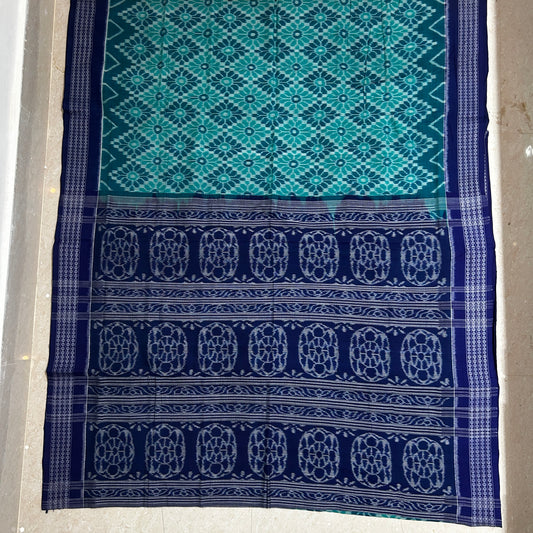 Buy Sambalpuri Ikat handloom Pure cotton multi color odisha bandha saree from Boudh