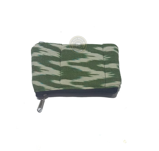 Compact Handmade Cotton Purse for Travel and Daily Carry