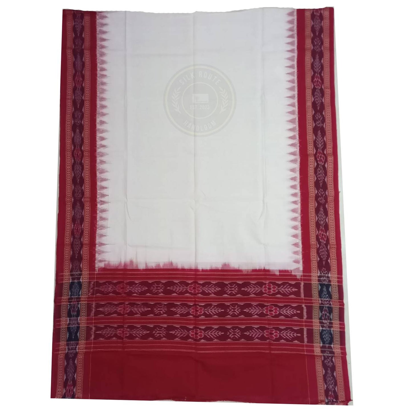 Buy New Sambalpuri Pattern Odisha handloom bandha work pure cotton multicolor dupatta