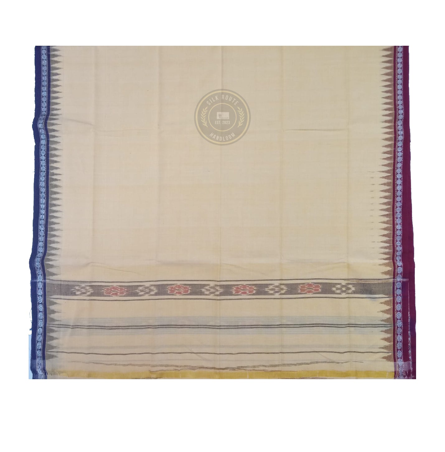 For men Odisha Sambalpuri handloom cotton towel ikat Gamucha – soft and durable daily use