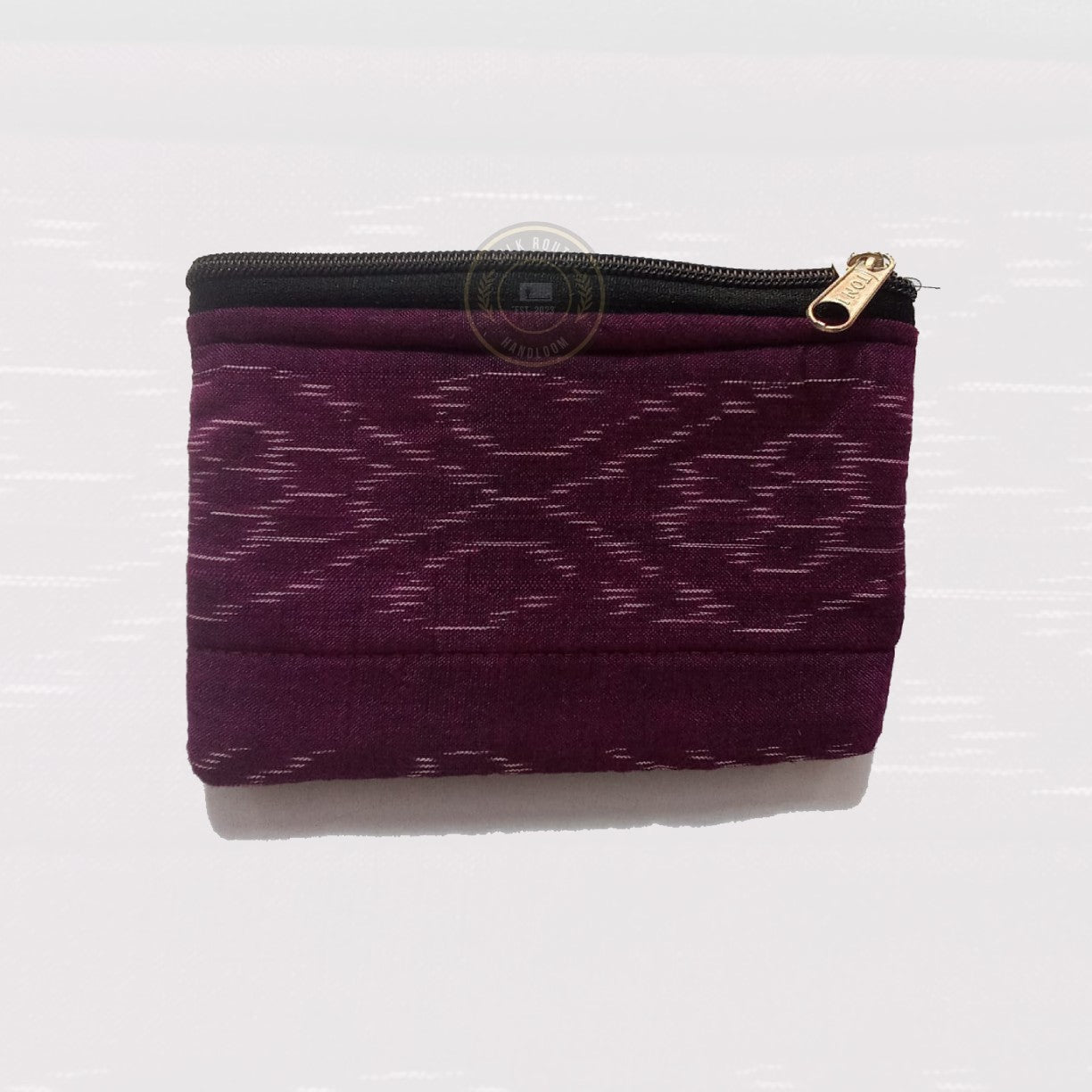 Buy Odisha Handloom Ikat Pure Cotton Handmade Zipper Purse for Daily Use & Storage.