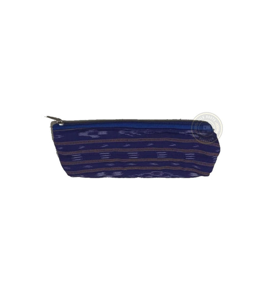 Buy Odisha handloom ikat pure cotton handmade pouch for makeup, travel, and accessories.