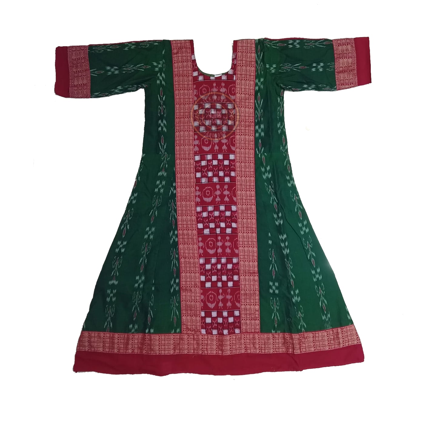 Elegant Odisha Sambalpuri cotton handloom long kurti for women at best price