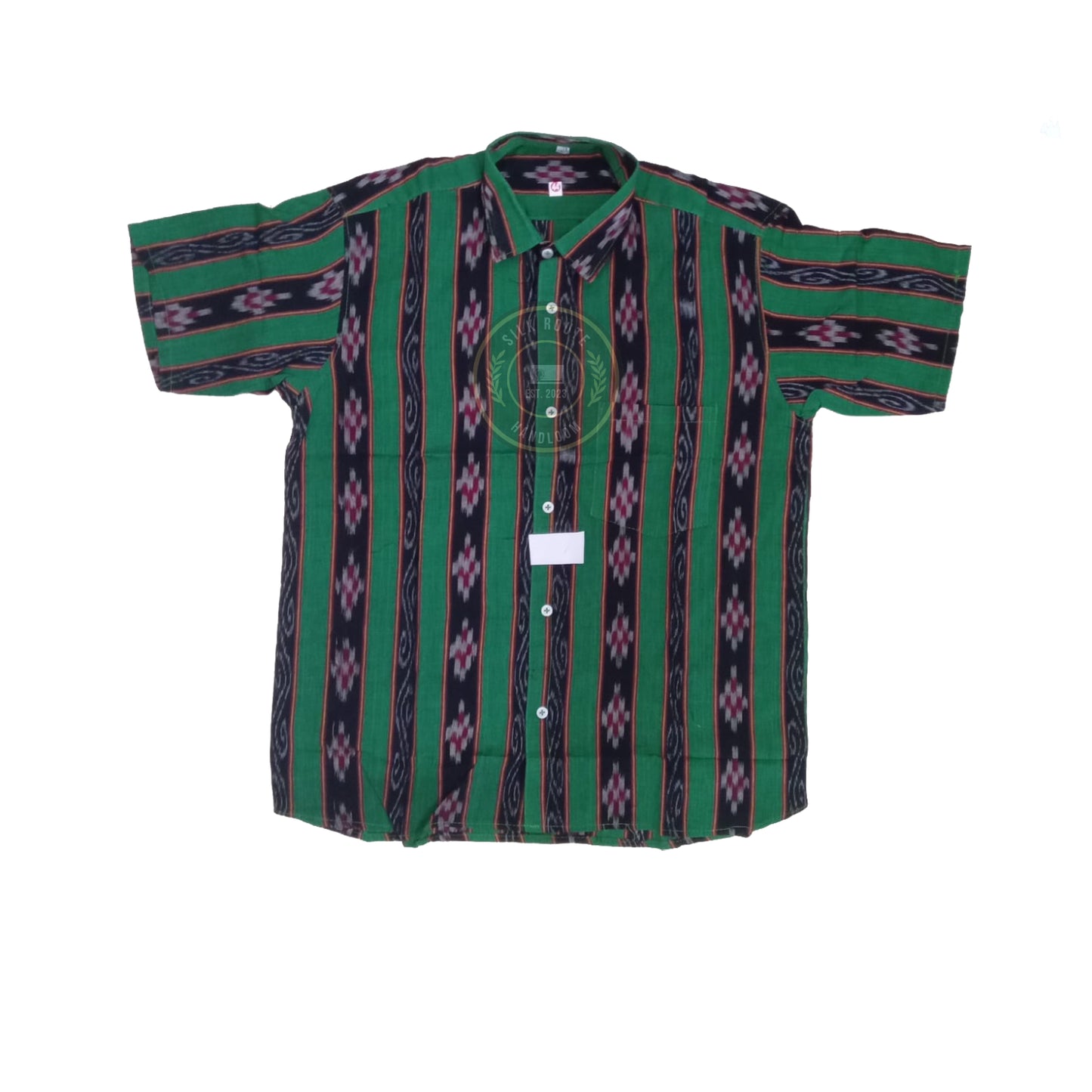 Classic Odisha Sambalpuri handloom cotton half shirt for men for casual wear