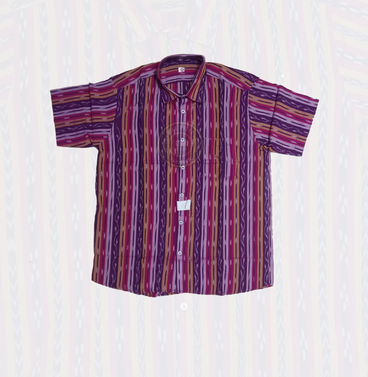 Odisha Handloom Ikat Cotton Shirt for Men – Daily & Office Wear.