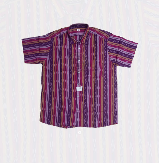 Odisha Handloom Ikat Cotton Shirt for Men – Daily & Office Wear.