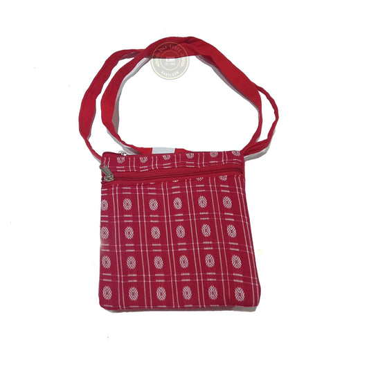 Handcrafted Cotton Shoulder Bag with Ethnic Design for Daily and Office Use