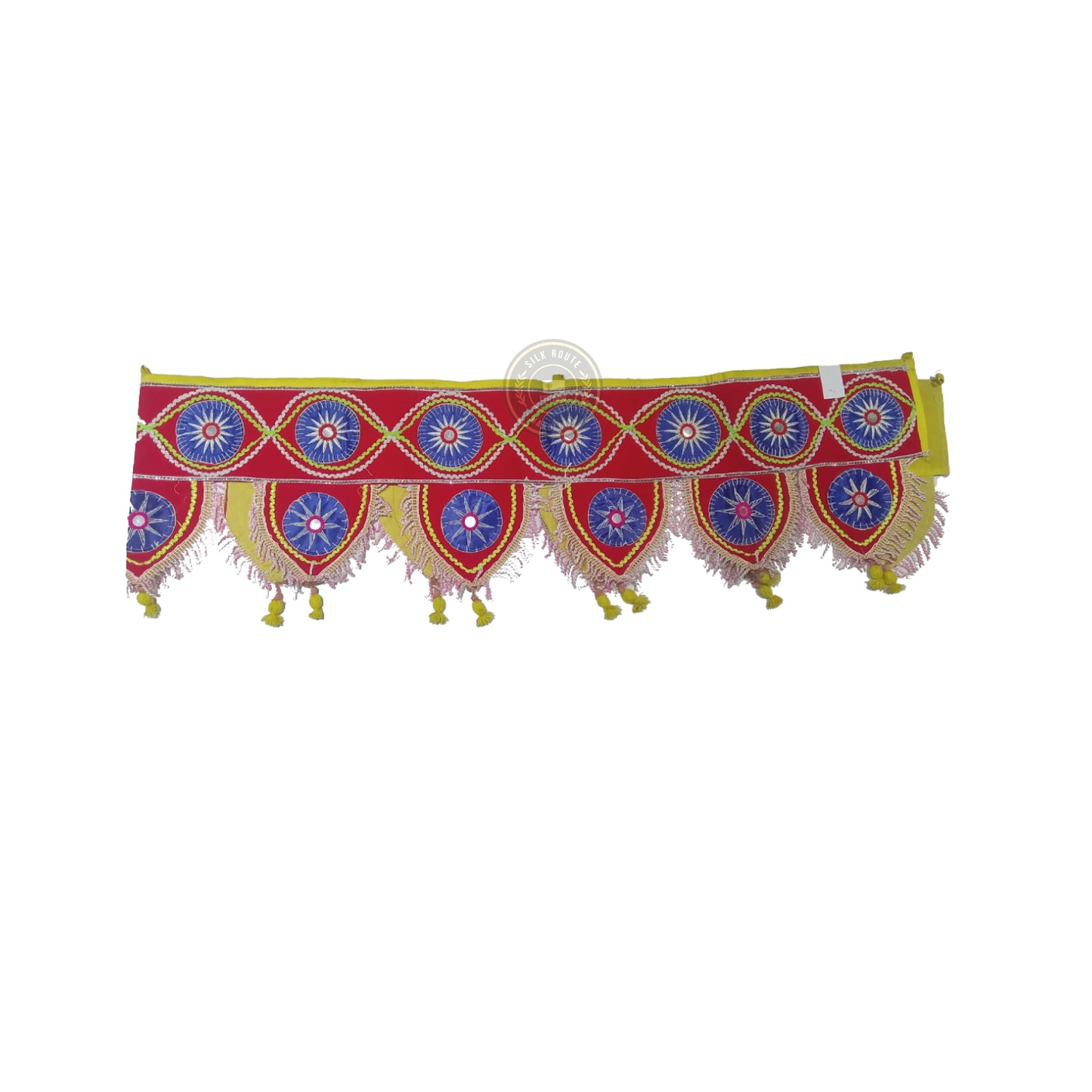 Traditional Indian Handcraft Toran Bandhanwar for Festive Entrance and Puja Decoration