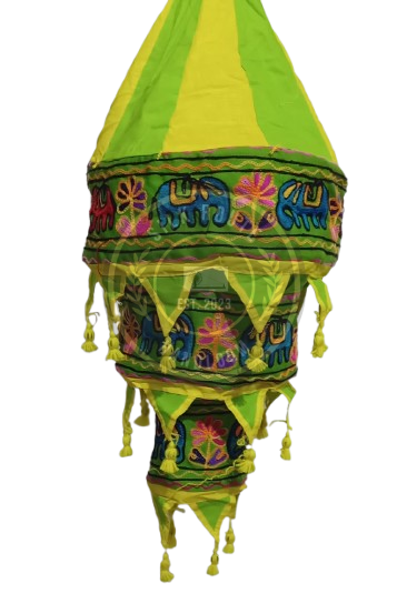 Odisha Handicraft Applique Work Pipili famous Lamp for Home Decoration