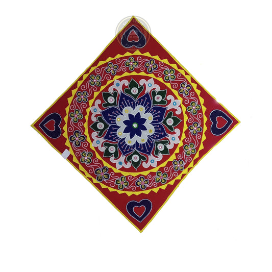 Decorative Odisha Pipili applique handicraft Chandua for puja room and temple