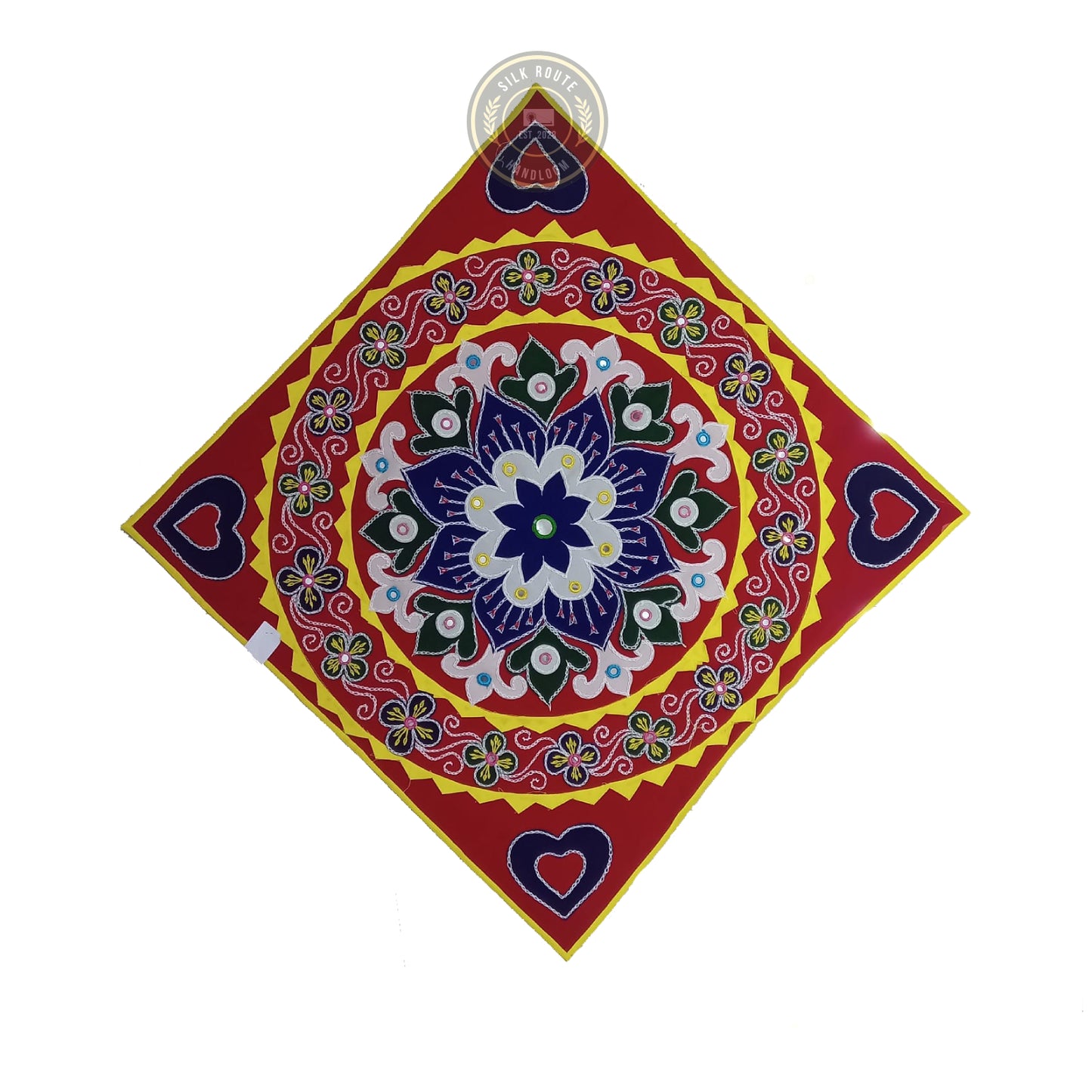 Decorative Odisha Pipili applique handicraft Chandua for puja room and temple at an affordable price