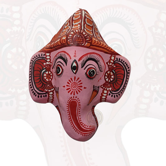 Celebrate devotion and Odisha folk art buy this beautifully handicraft hand-painted Ganesha wall hanging for your home.