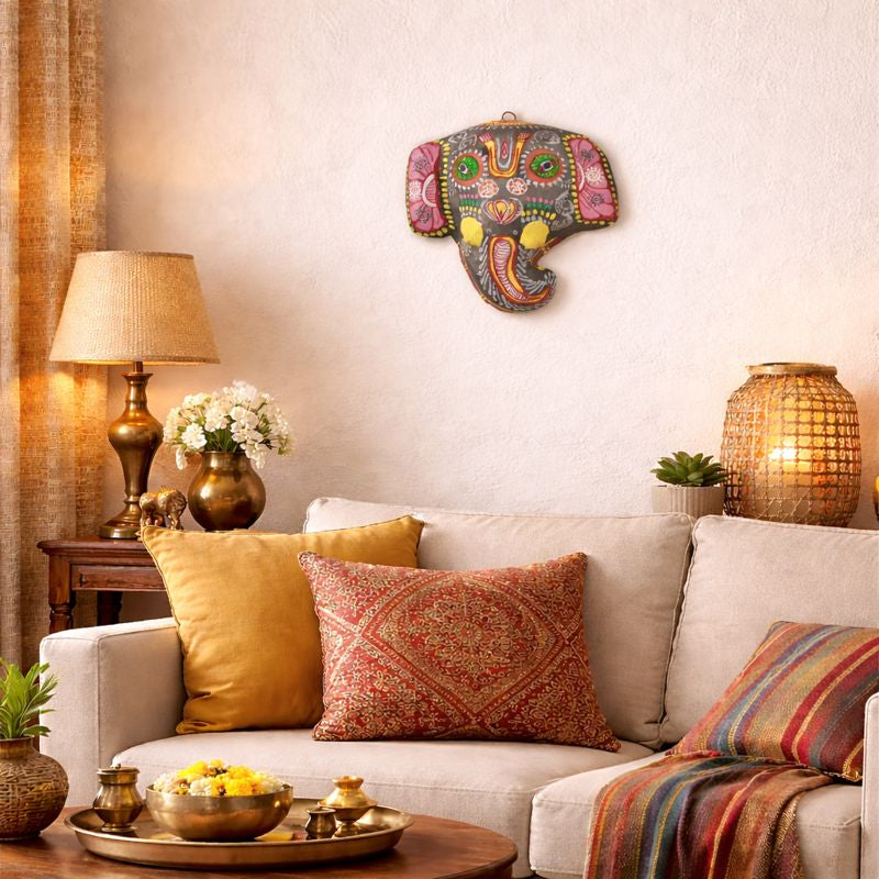 Odisha handlicraft Papier mache mask handpainted from Raghurajpur Puri