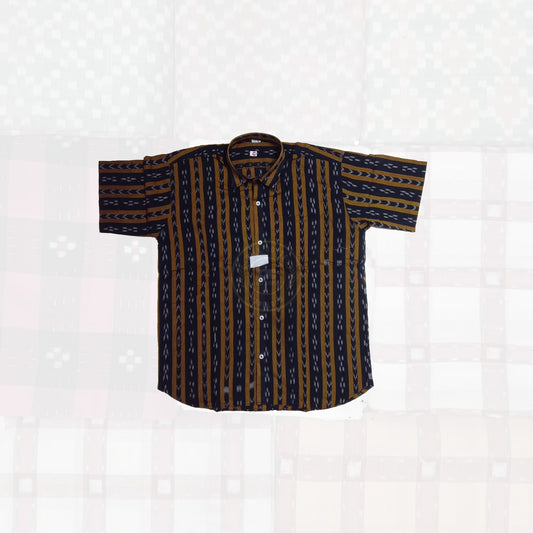 Order latest design sambalpuri cotton odisha handloom half shirt for Men.