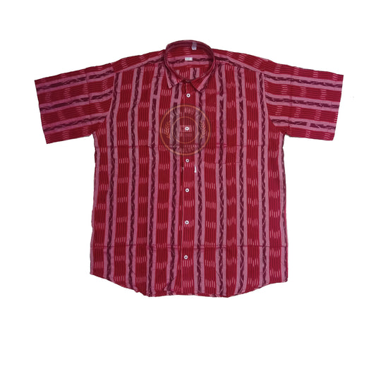 Men’s Odisha Sambalpuri handloom cotton half shirt for everyday styling