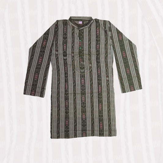 Soft Odisha handloom cotton kurta, ideal for men for daily wear and festive use at an affordable price.