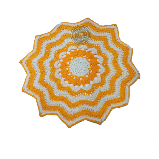Traditional Cotton Crochet Fruit Basket Cover for Daily Home Use