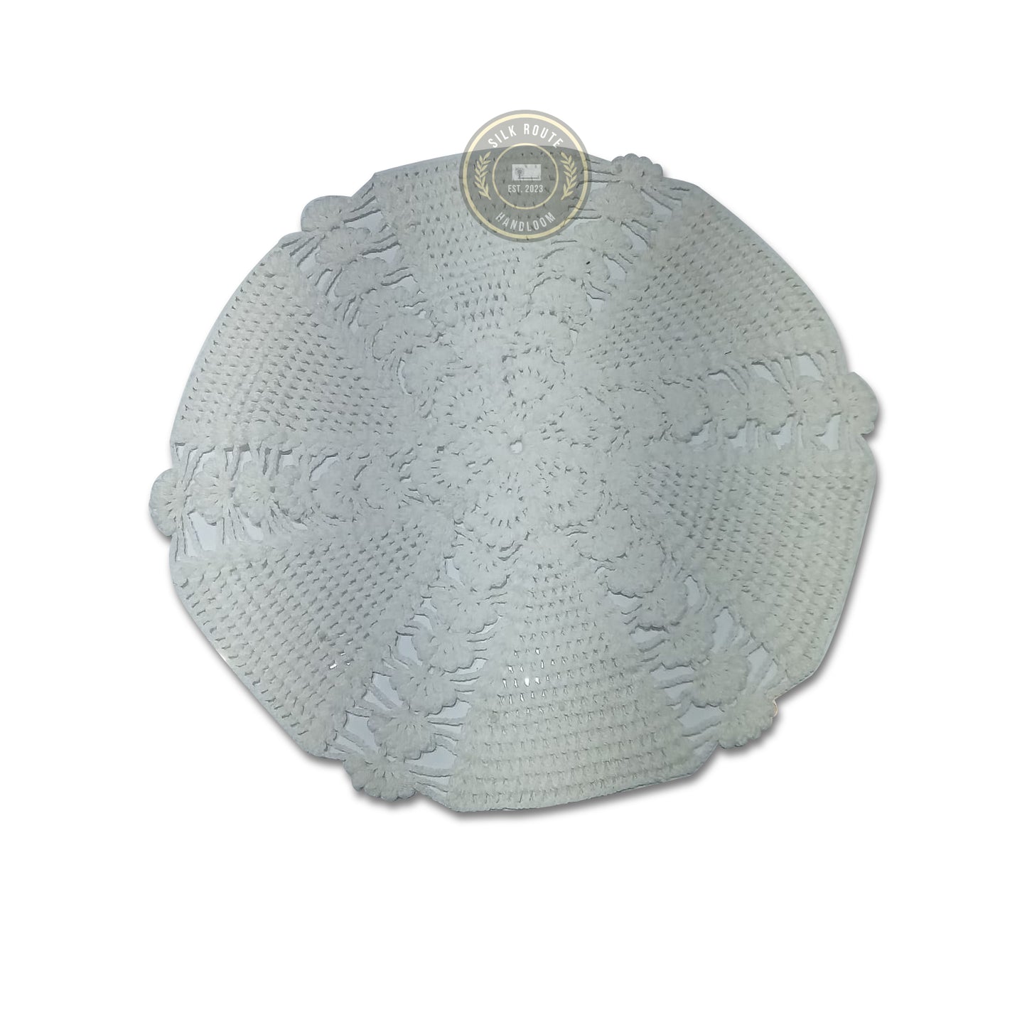 Premium Quality Crochet Cover for Puja Thali and Fruit Basket