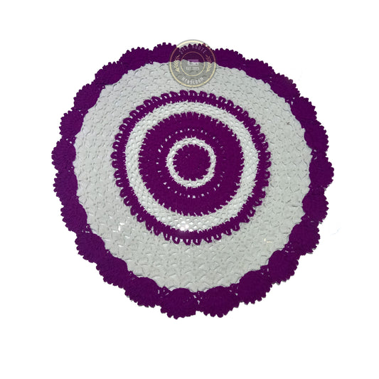 Handmade Crochet Puja Thali Cover for Temple and Home Decoration