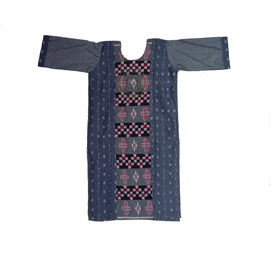 Sambalpuri ikat cotton handloom kurti from Odisha for girls at best price