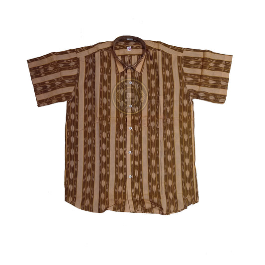Odisha Sambalpuri cotton handloom half shirt for men for party occasions
