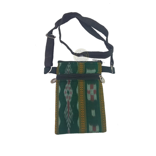 Odisha Sambalpuri ikat cotton handloom shoulder bag for women use