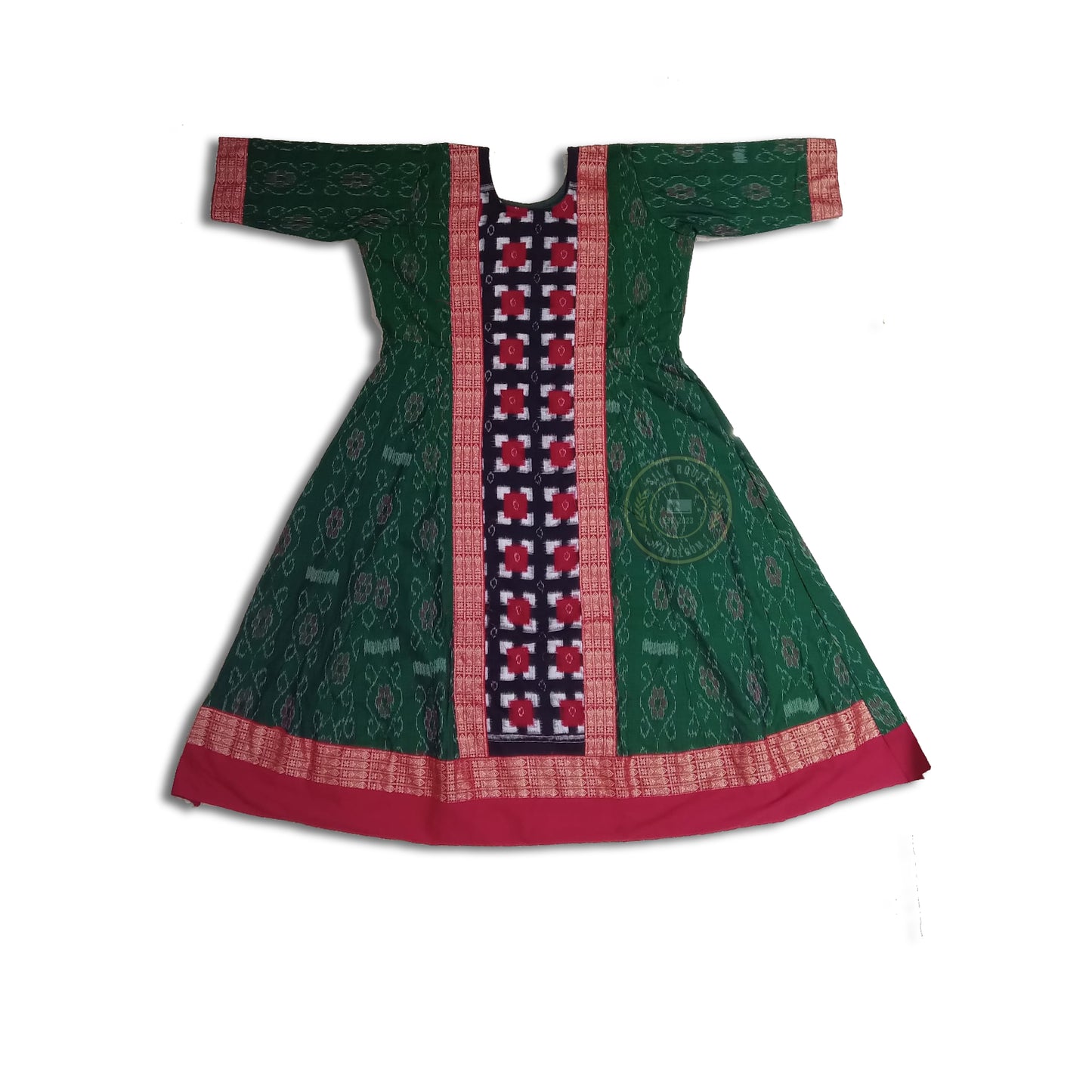 Odisha Ethnic Cotton handloom Anarkali Kurti for Girls with Classic Design at Affordable Price