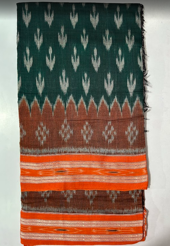 Buy Odisha handloom maniabandha pure cotton bandha saree