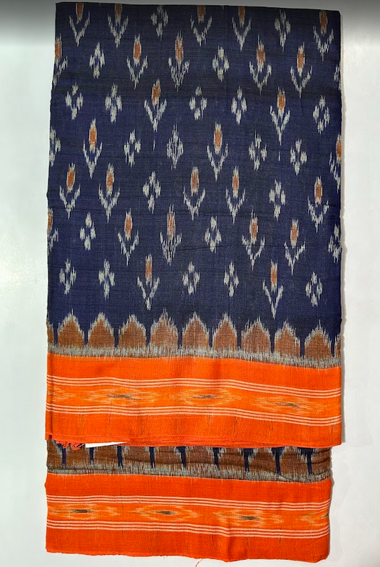 Odisha handloom Bomkai Design Sonepuri Cotton Sambalpuri Saree