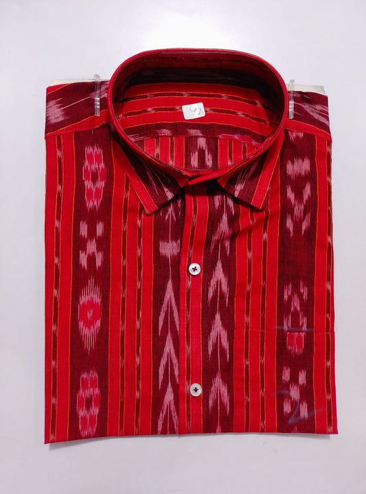 Odisha Sambalpuri handloom cotton shirt for men for office and daily use