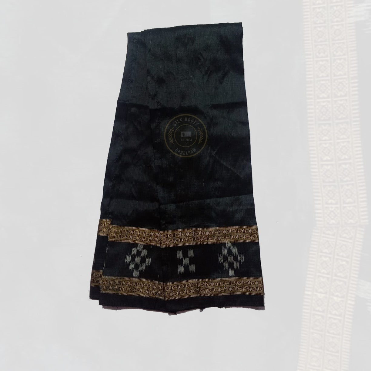 Odisha handloom Khandua authentic pure silk blouse piece from Nuapatna.