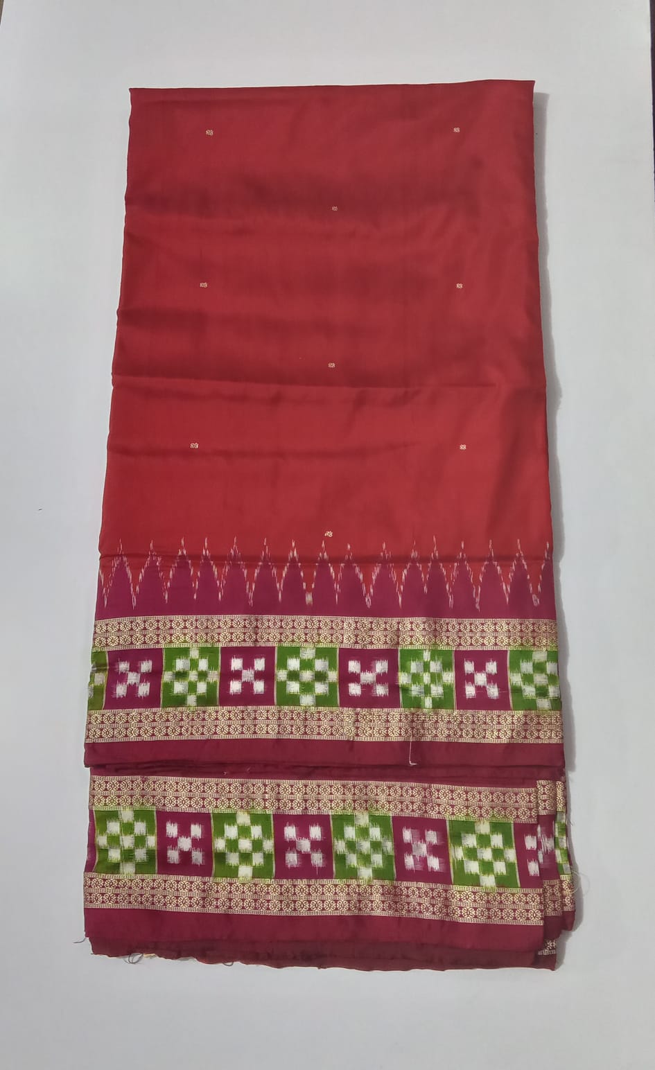 Odisha Sambalpuri Bomkai Silk Sonepuri Handloom handwoven multi color saree